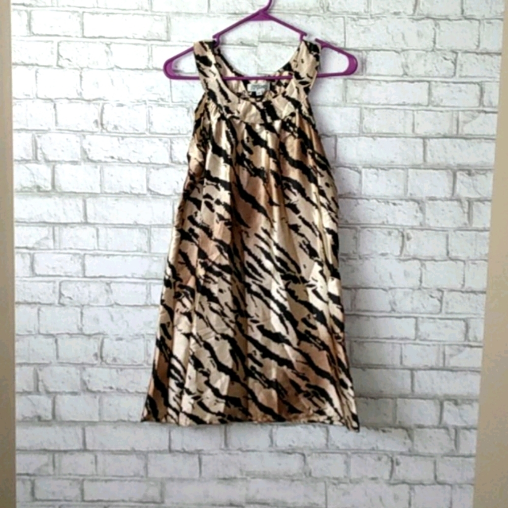 Tramp animal print dress size medium